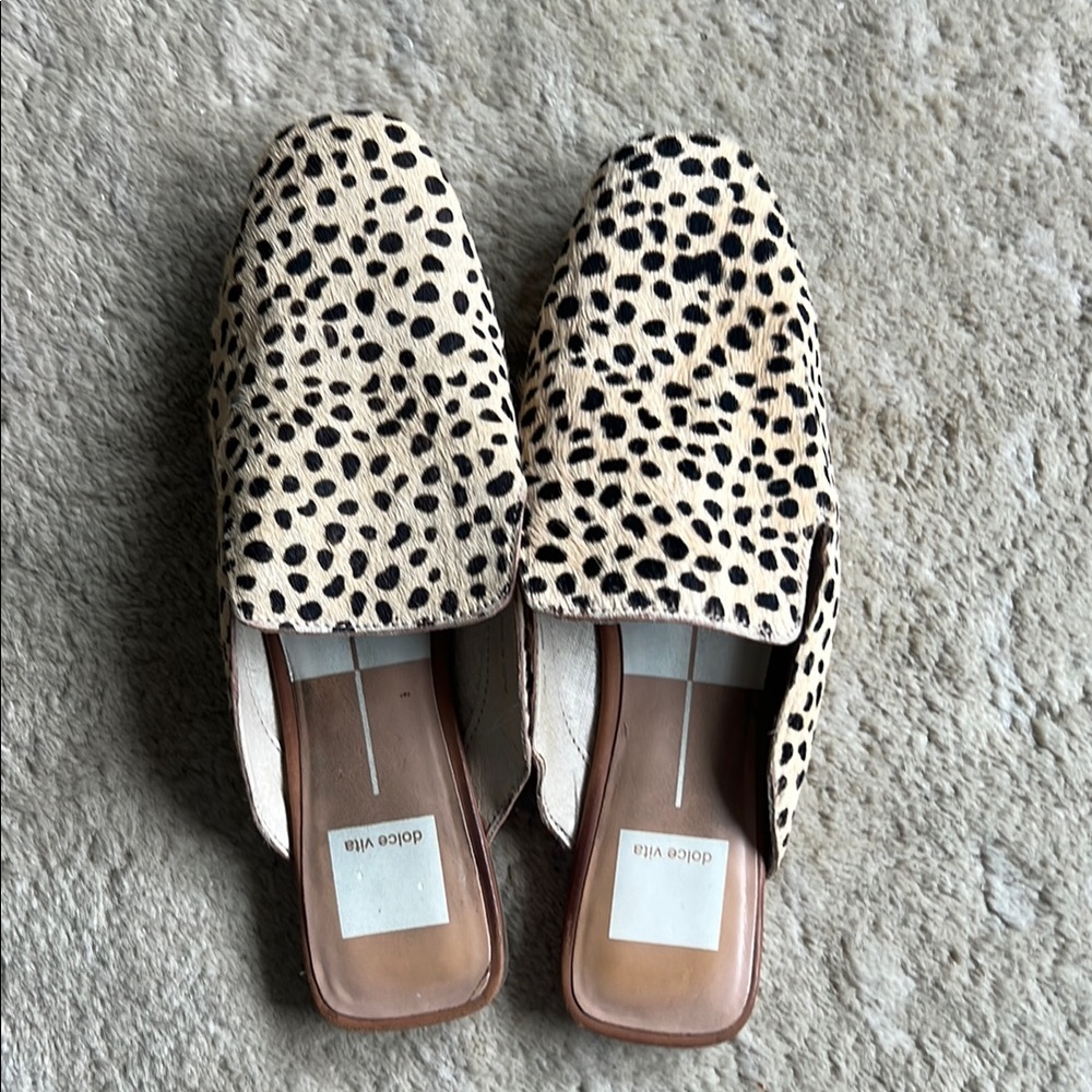Dolce Vita Women's Leopard Print Mules